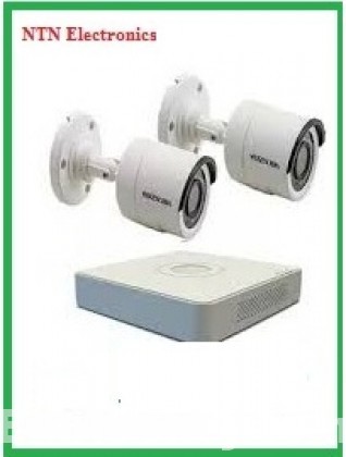 02 pcs Hikvision CCTV Camera Package